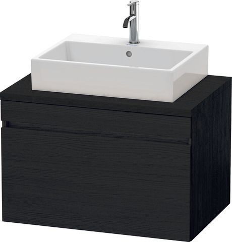 Duravit DuraStyle Konsolenwaschtischunterbau wandhängend Eiche Schwarz Matt 800x548x512 mm - DS53120