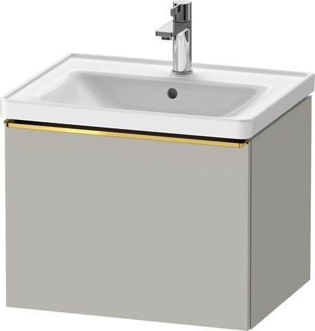 Duravit D-Neo Waschtischunterbau wandhängend Betongrau Matt 584x452x440 mm - DE4249034070000