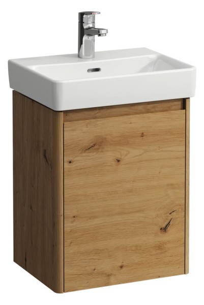 LAUFEN Waschtischunterschrank BASE 2.0 320x422x515 1 Tür rechts m. Griffmulde f.WT H815961 wildeiche