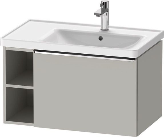 Duravit D-Neo Waschtischunterbau wandhängend Betongrau Matt 784x452x440 mm - DE4257010070000