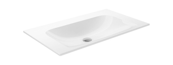 Keuco Keramikwaschtisch X-Line 33160, ohne Hahnlochbohrung, weiß, 33160318000