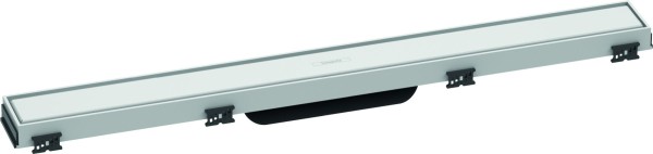 Hansgrohe RainDrain Match Duschrinne 700 mm mit höhenverstellbaren Rahmen MW, 56037700