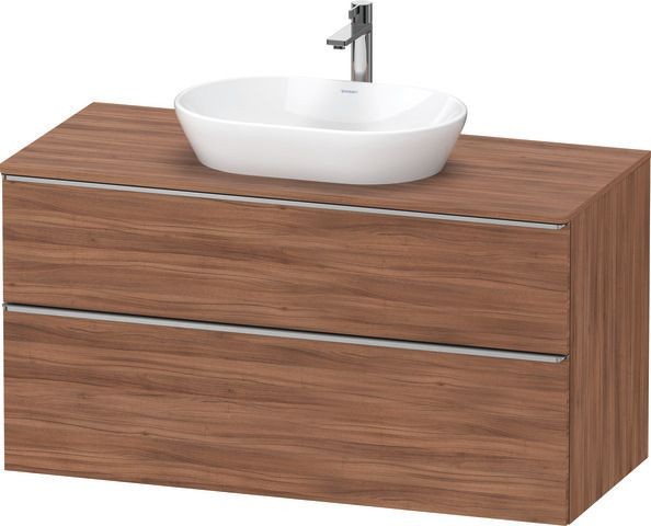 Duravit D-Neo Konsolenwaschtischunterbau wandhängend Nussbaum Matt 1200x550x664 mm - DE4969070790000