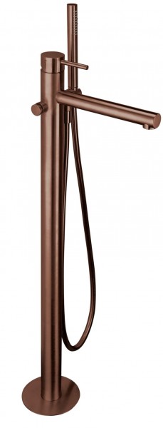 Herzbach Design iX Standarmatur Wanne Farbset Edelstahl Copper , 21.132055.2.39