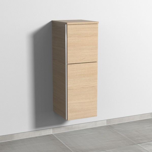 Sanipa 3way Mittelschrank mit 1 Tür und 1 Auszug, Eiche-Nordic, BR12548