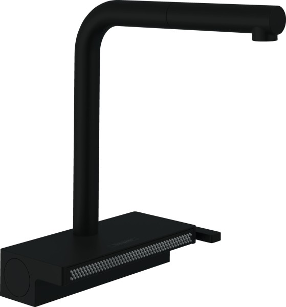 Hansgrohe Spültischmischer 250 Aquno Select M81 Ausziehauslauf 2jet sBox mattschwarz, 73830670
