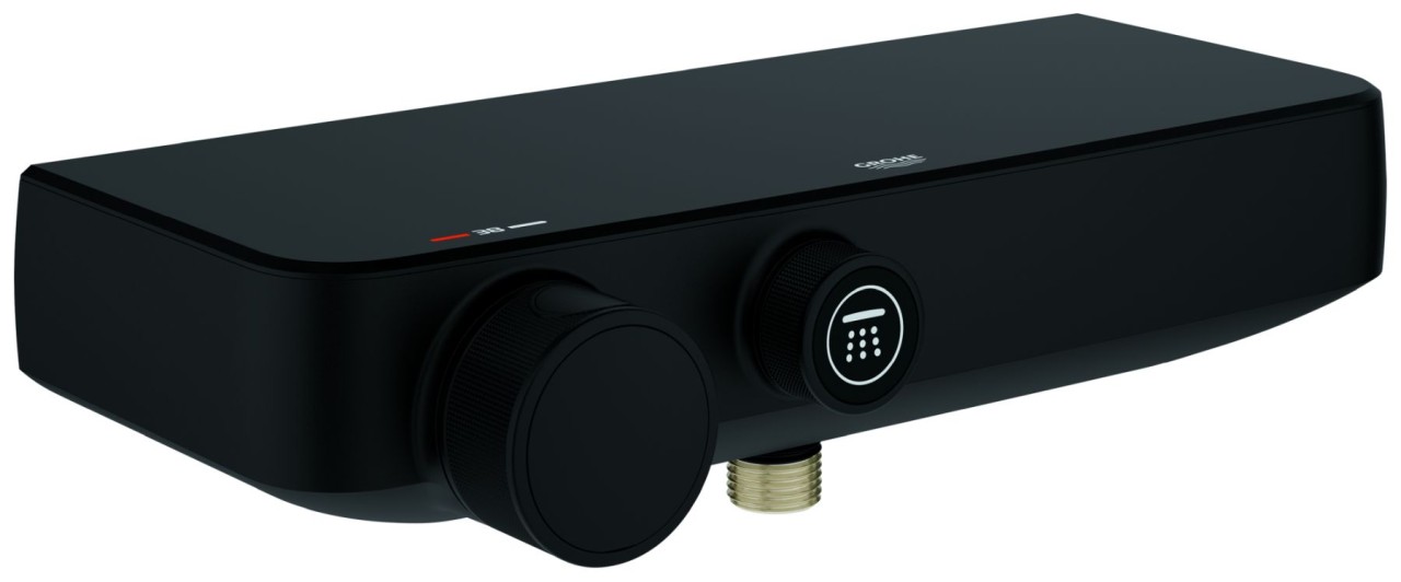 GROHE Thermostat-Brausebatterie Grohtherm SmartControl 102169 Wandm. phantom black, 102169KF00 102169KF00