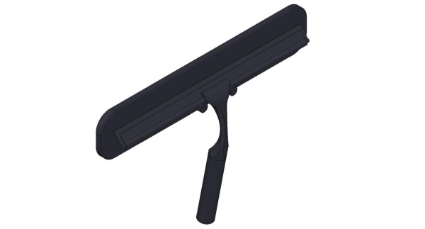Giese Haken selbstklebend schwarz/schwarz mit Wischer, 11231-14