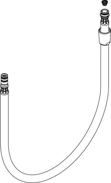 Hansgrohe Brauseschlauch Axor Starck X Allegra für Spültischmischer, 97475000