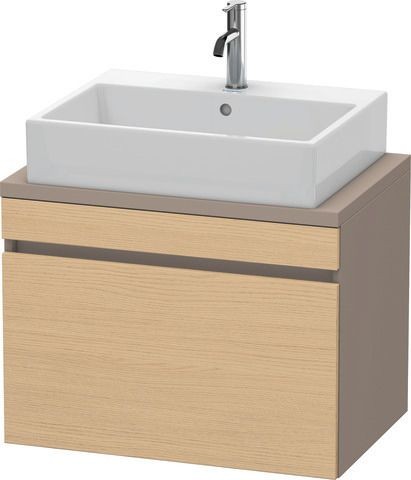 Duravit DuraStyle Konsolenwaschtischunterbau wandhängend Natur Eiche & Basalt Matt 700x478x512 mm -