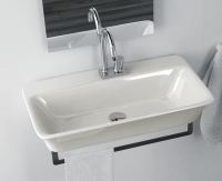 ArtCeram Cow ArtCeram Cow Waschtisch/Aufsatzwaschtisch, B: 600, T: 450 mm, weiss glänzend
