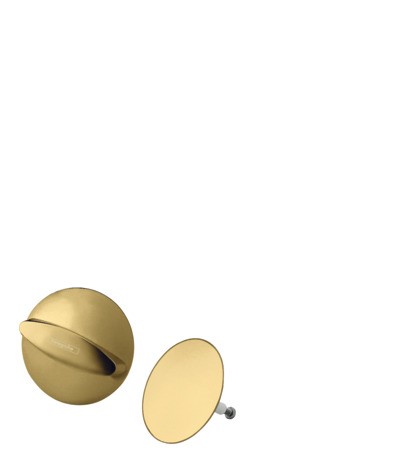 Hansgrohe Ab-u.Überlaufgarnitur Flexaplus F-Set (Griff u.Stopfen) Polished Gold-Optik, 58185990