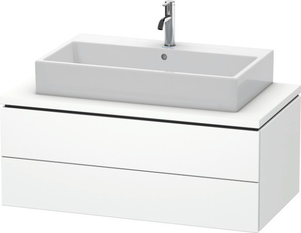 Duravit L-Cube Konsolenwaschtischunterbau wandhängend Weiß Matt 1020x547x400 mm - LC581901818