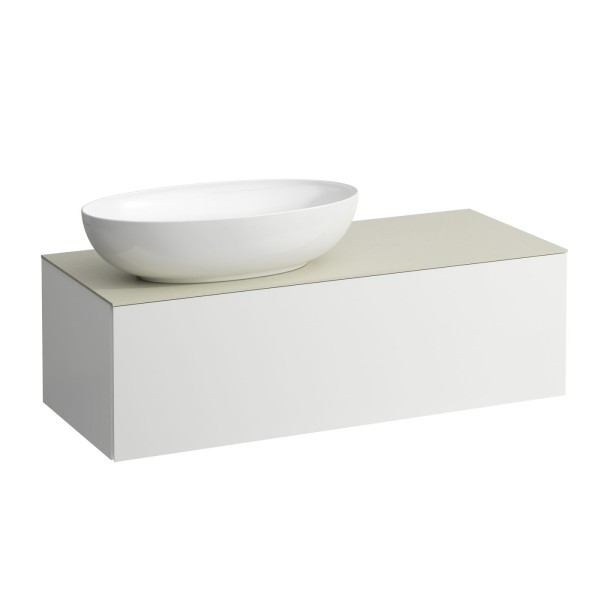 LAUFEN Waschtischunterschrank und Waschtischplatte ALESSI 500x1200x370