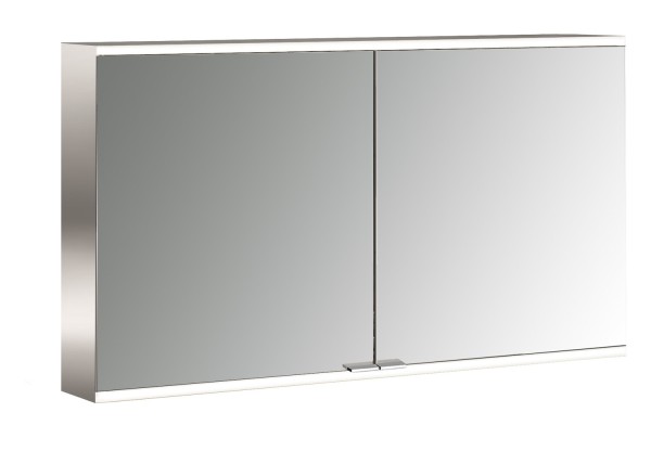 emco LED-Lichtspiegelschrank prime 2 Facelift Aufputz, 1200 mm, 2-türig, IP 20 Rückwand verspiegelt,