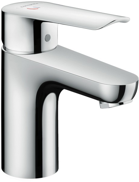 Hansgrohe Logis E Einhebel-Waschtischmischer 70 CoolStart mit Push-Open Ablaufgarnitur, Chrom, 71515