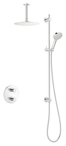 Damixa SR 2 - Unterputz Thermostat Duschsystem, Chrom, 571290000