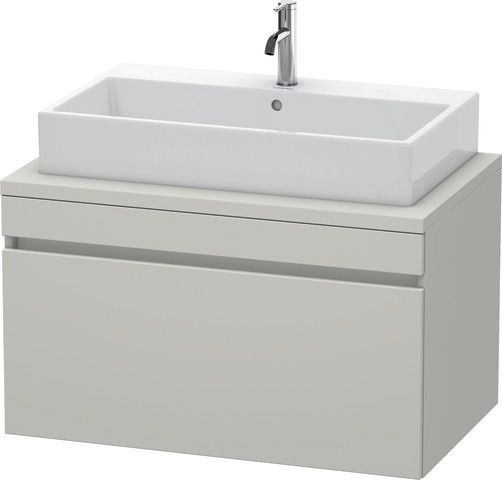 Duravit DuraStyle Konsolenwaschtischunterbau wandhängend Betongrau Matt 900x548x512 mm - DS531300707