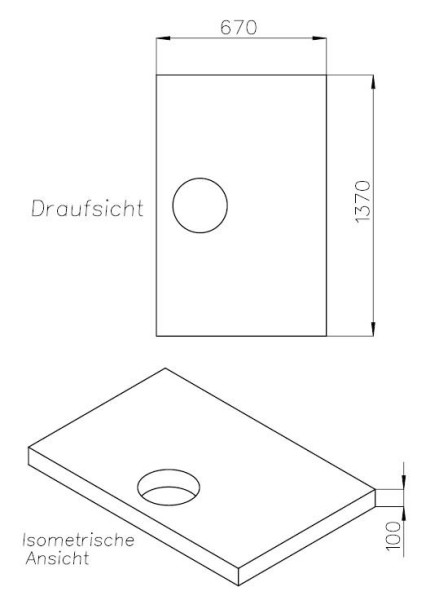 Neuesbad Wannenträger für Laufen Pro 140x70x2,9