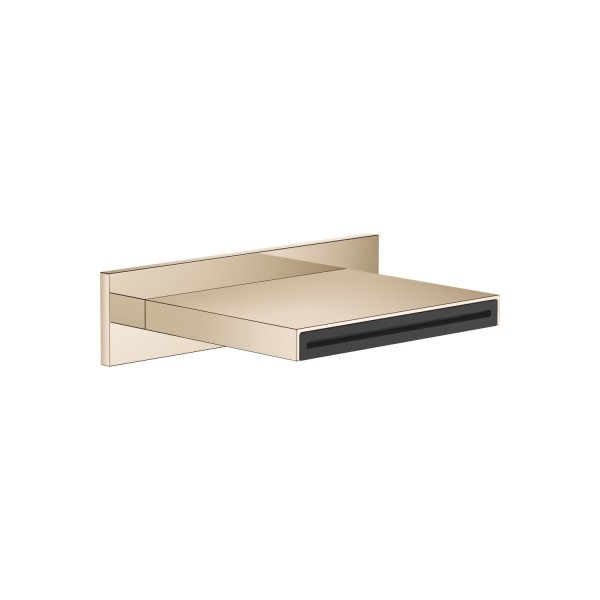 Dornbracht WATER SHEET Schwallauslauf für Wandmontage SERIENNEUTRAL 13415979 Champagne (22kt Gold)