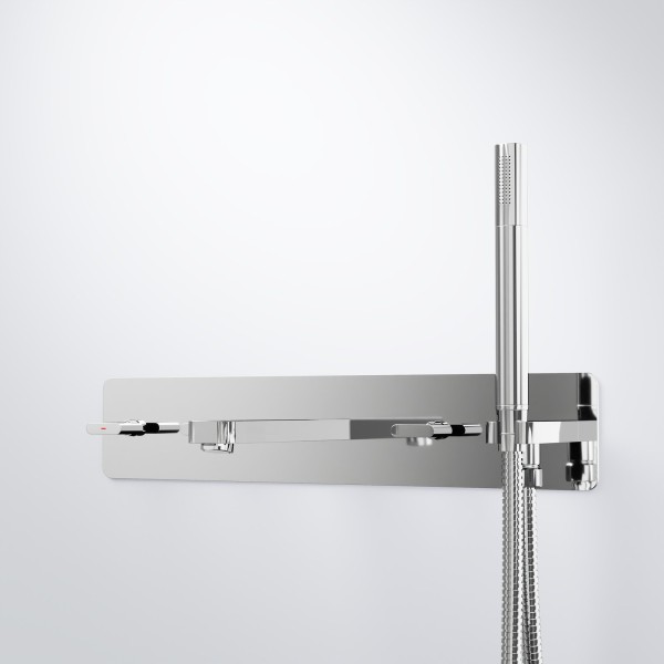 Steinberg Serie 230 5-Loch Wanne/Brause-Wandarmatur, 230.2692