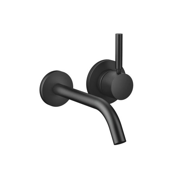 Dornbracht Waschtisch-Wand-Einhandbatterie ohne Ablaufgarnitur META 36860660 Schwarz matt