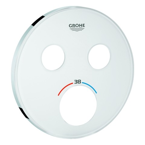 GROHE Rosette 49033 für SmartControl UP-THM mit 2 ASV moon white, 49033LS0