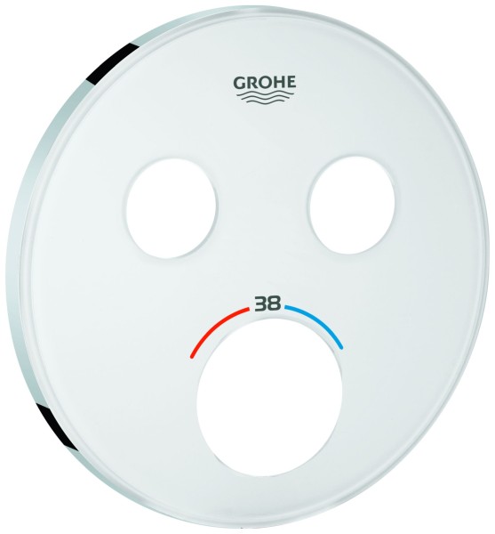GROHE Rosette 49033 für SmartControl UP-THM mit 2 ASV moon white, 49033LS0