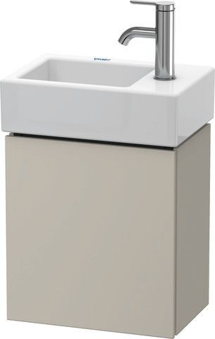 Duravit L-Cube Waschtischunterbau wandhängend Taupe Matt 364x241x400 mm - LC6293L9191