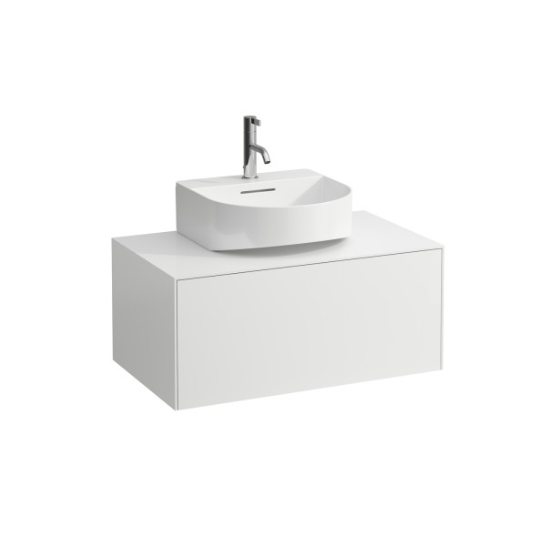 LAUFEN Waschtischunterschrank Sonar 457x777x341 Aus mi, 1Schubl H816341/2 weiss matt