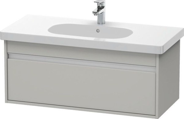 Duravit Ketho Waschtischunterbau wandhängend Betongrau Matt 1000x455x410 mm - KT666800707