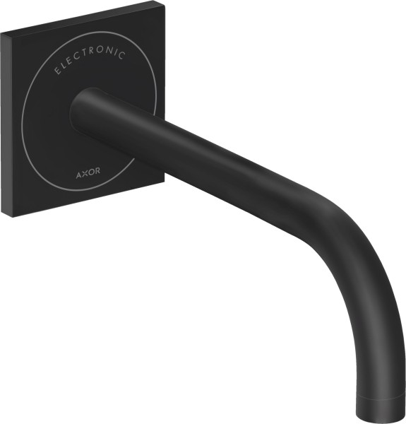 Hansgrohe Waschtischmischer Unterputz Axor Uno 2 Elektronik langer Ausl.mattschwarz, 38120670