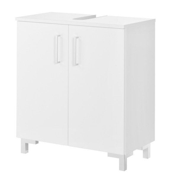 Fackelmann ATLANTA Unterschrank 60x68x32,5 weiß 2Türen, 82713
