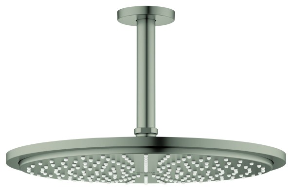 GROHE Kopfbrauseset Rainshower Cosm. 310 100739 D.-auslass 142mm 8l satin steel, 100739MS00