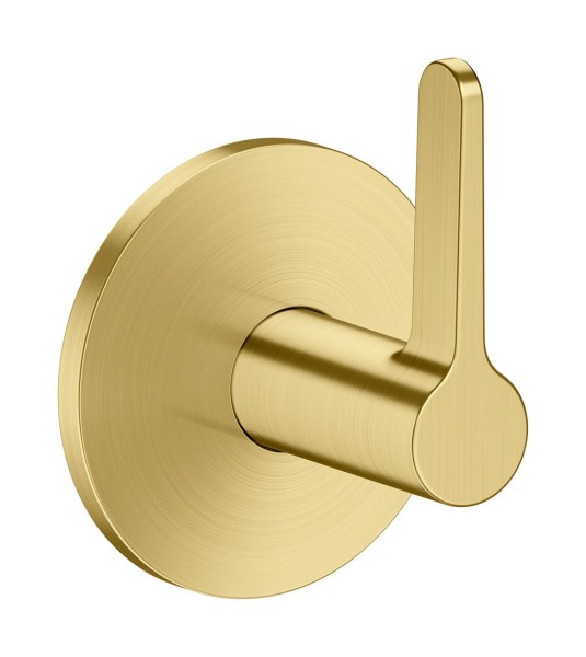 Hansgrohe Absperrventil Unterputz AXOR One mit Hebelgriff brushed brass, 48772950