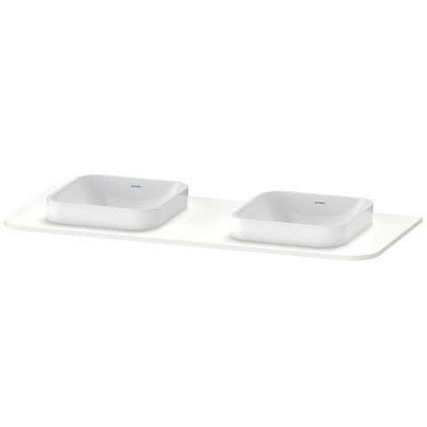 Duravit Happy D.2 Plus Konsole Weiß Supermatt 1300x550x16 mm - HP032KB8484