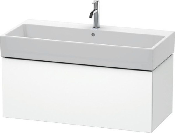 Duravit L-Cube Waschtischunterbau wandhängend Weiß Supermatt 984x459x394 mm - LC617808484