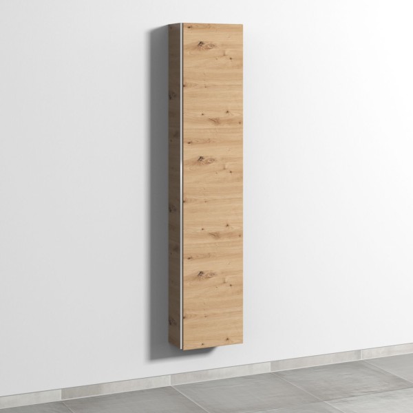 Sanipa 3way Hochschrank mit 1 Tür, Eiche Natural-Touch