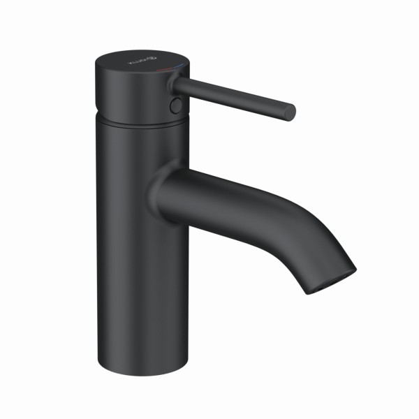 Kludi BOZZ Waschtisch-EHM 75mm mit Push Open Ablaufventil schwarzmatt, 382663976