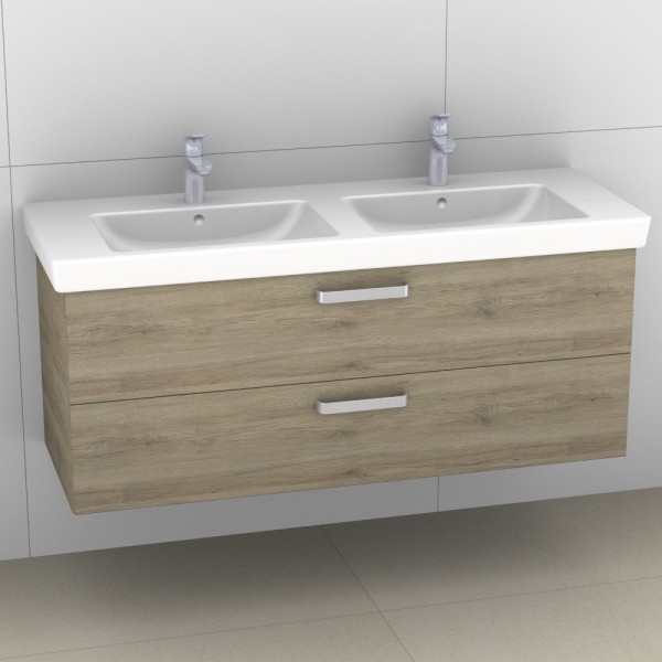 Artiqua 414 Waschtischunterschrank für Subway 2.0 7175D0 Sanremo Eiche quer NB, 414-WU2L-V77-7144-42