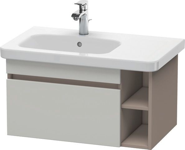 Duravit DuraStyle Waschtischunterbau wandhängend Betongrau & Basalt Matt 730x448x398 mm - DS63940074