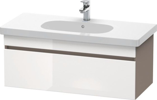 Duravit DuraStyle Waschtischunterbau wandhängend Weiß & Basalt Hochglanz & Matt 1000x453x398 mm - DS