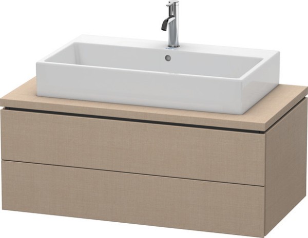 Duravit L-Cube Konsolenwaschtischunterbau wandhängend Leinen Matt 1020x547x400 mm - LC581907575