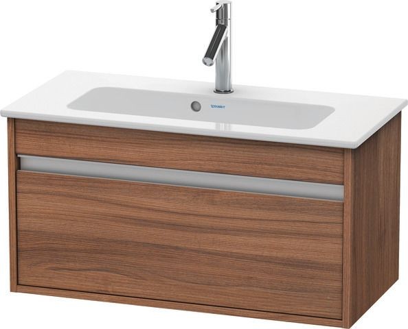 Duravit Ketho Waschtischunterbau wandhängend Nussbaum Matt 800x385x410 mm - KT642307979