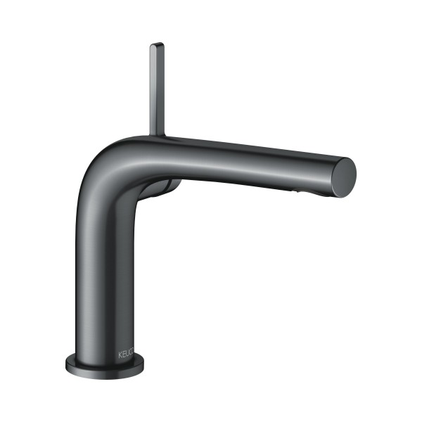 Keuco EHM-Waschtischarmatur 120 Edition 400 51504, ohne Ablaufgarnitur, Schwarzchrom geb., 515041301