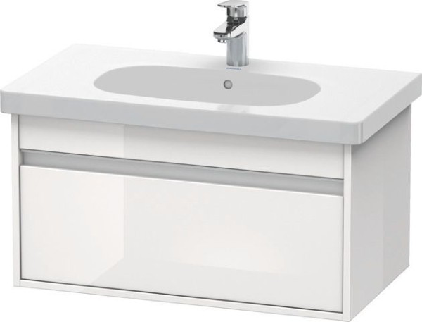 Duravit Ketho Waschtischunterbau wandhängend Weiß Hochglanz 800x455x410 mm - KT666702222