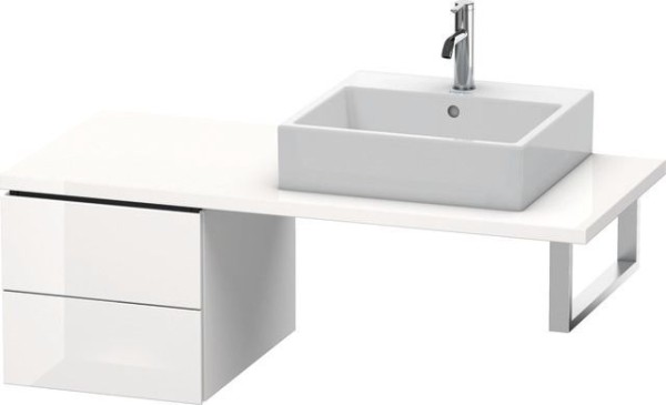 Duravit L-Cube Unterschrank für Konsole Weiß Hochglanz 420x547x400 mm - LC583602222