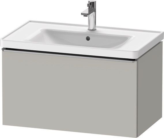 Duravit D-Neo Waschtischunterbau wandhängend Betongrau Matt 784x452x440 mm - DE4255070070000