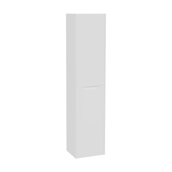 VitrA New Integra Square Hochschrank mit 2 Türen 40 x 35 x 180 cm (BxTxH) Weiß Matt,80319