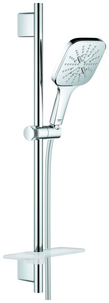 GROHE Brausest.-Set RSH 130 SmartActive 26584 Cube 600mm 9,5l Ablage chrom, 26584000